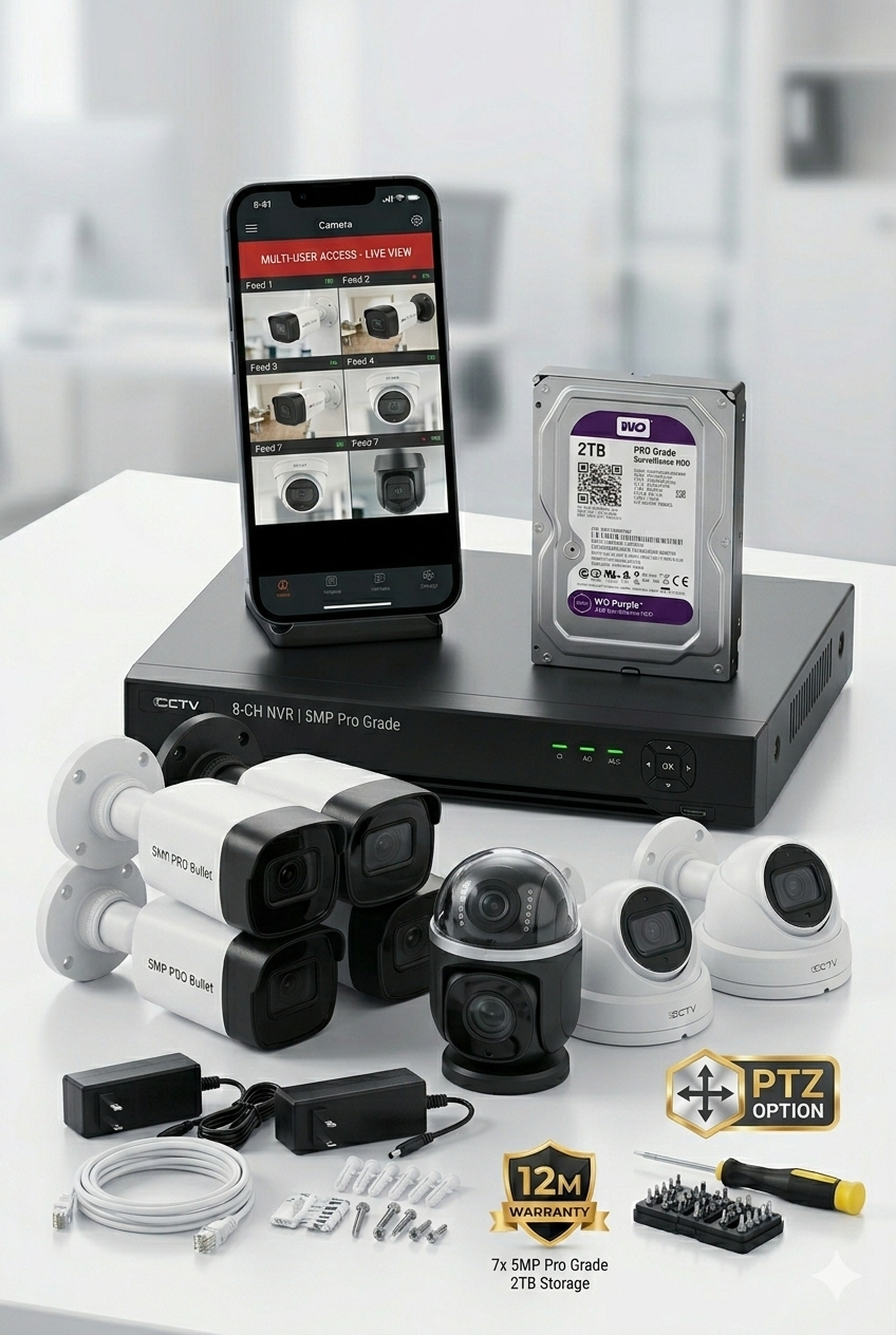 8 Camera CCTV Package